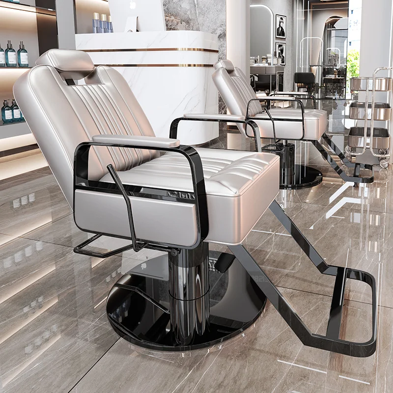 

Wholesale Heavy Duty Hair Salon Furniture Durable Hair Cutting Chair Leather Barber Chair Height Adjustable 360 Degree Rotation