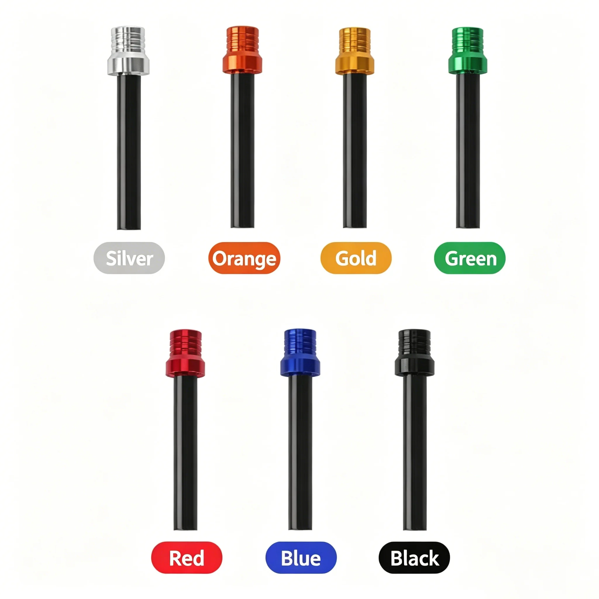 Aluminum Alloy Motorcycle Gas Pit ATV PIT Dirt Bike Fuel Petrol Tank Cap Breather Pipe Hose Valve Vent Breather Tube Pipe