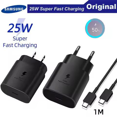 Samsung 25W Super Fast Charger Usb Type C Cargador Chargeur Galaxy S24 S23 plus S22 S21 A54 A71 A70 S20 FE M54 F14 Power Adapter