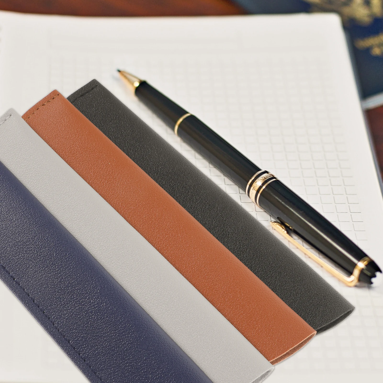 

Pen Case Sleeve Holder Small Size Reusable Gift for Birthday Christmas New Year Strong Structure High Grade