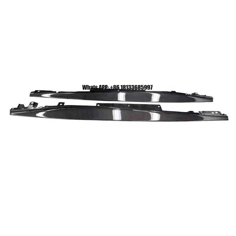 Style Dry Carbon Fiber Side Skirts Body Kit for Ferrari