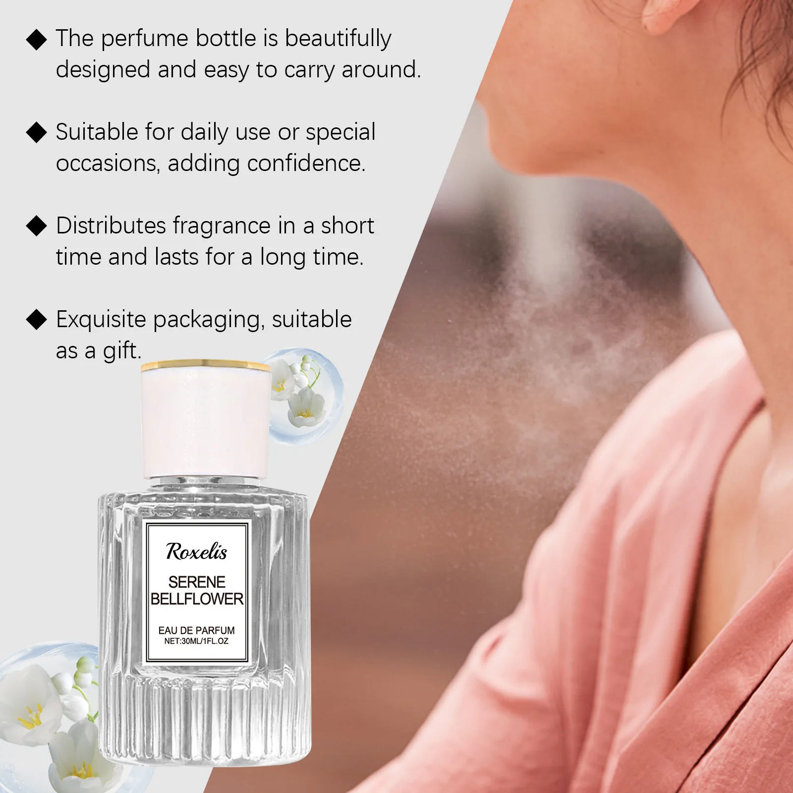 Sexuellement naturel de muguet pour dames, parfum frais et longue durée, parfum de phéromone, libération de rencontres, escales de charme