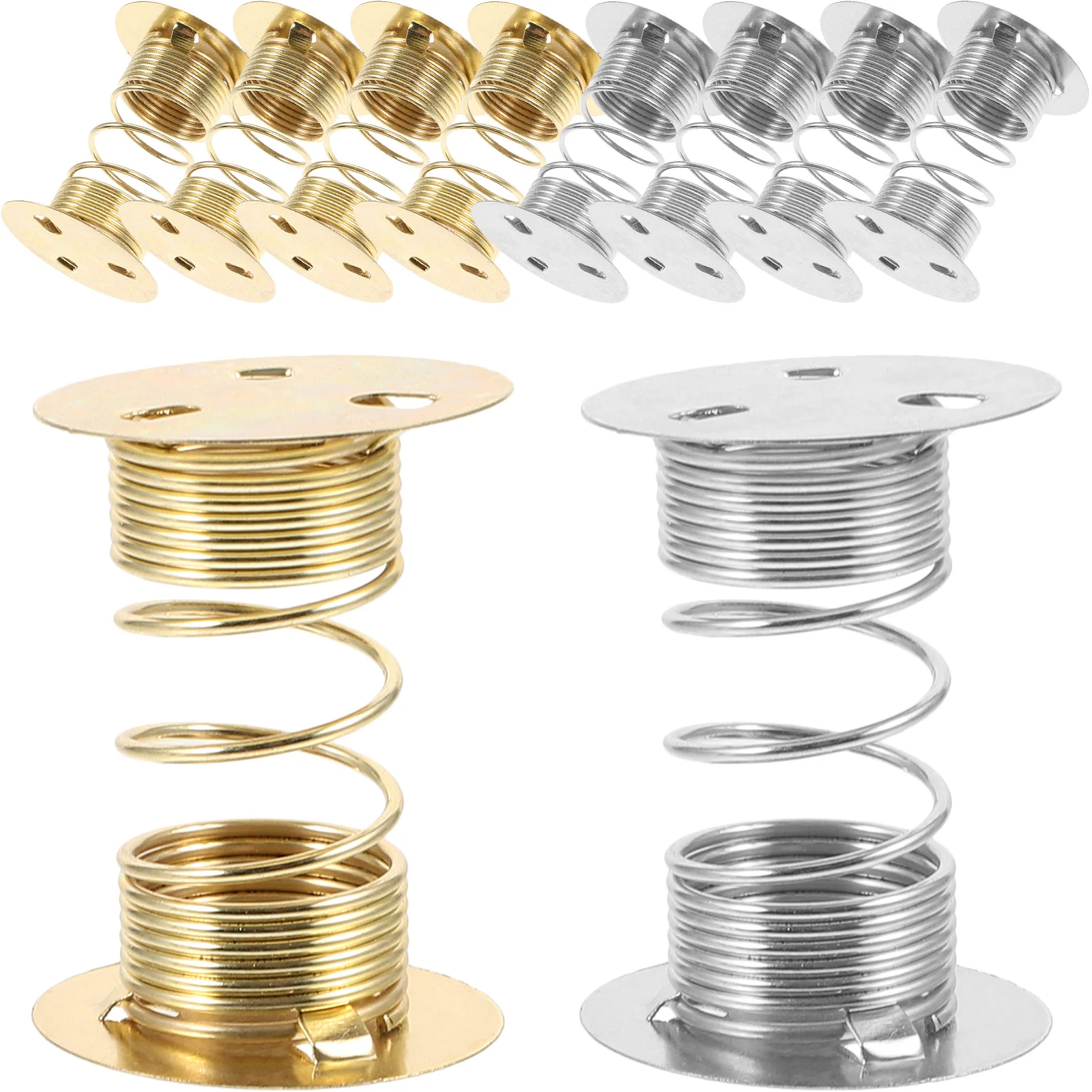 10 個スプリングベースシェイキングヘッド車のダッシュボードマウント粘着スイングクラフトアクセサリー車オートバイ用スプリング