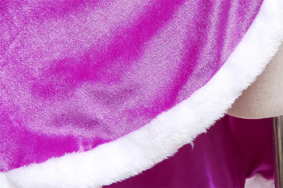 Prinzessin süßer fester Umhang mit Kapuze für Mädchen und Kinder, Winterumhang, Weihnachten, Geburtstag, Halloween, Karneval, Party, Kostüm, Cosplay-Zubehör – Detail 21