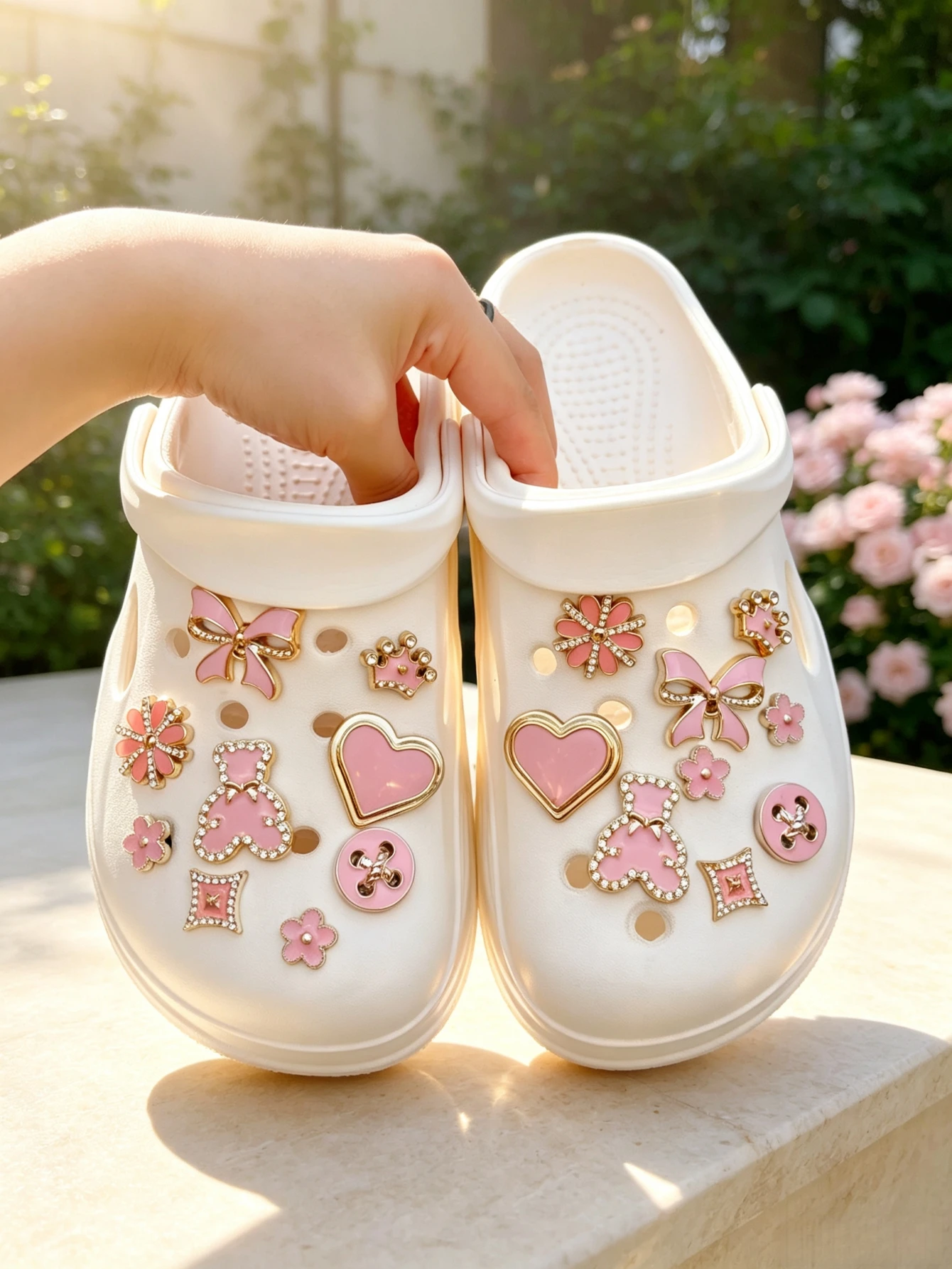 18-piece shoe decoration DIY casual shoe decoration - An interesting and versatile way to personalize your footwear