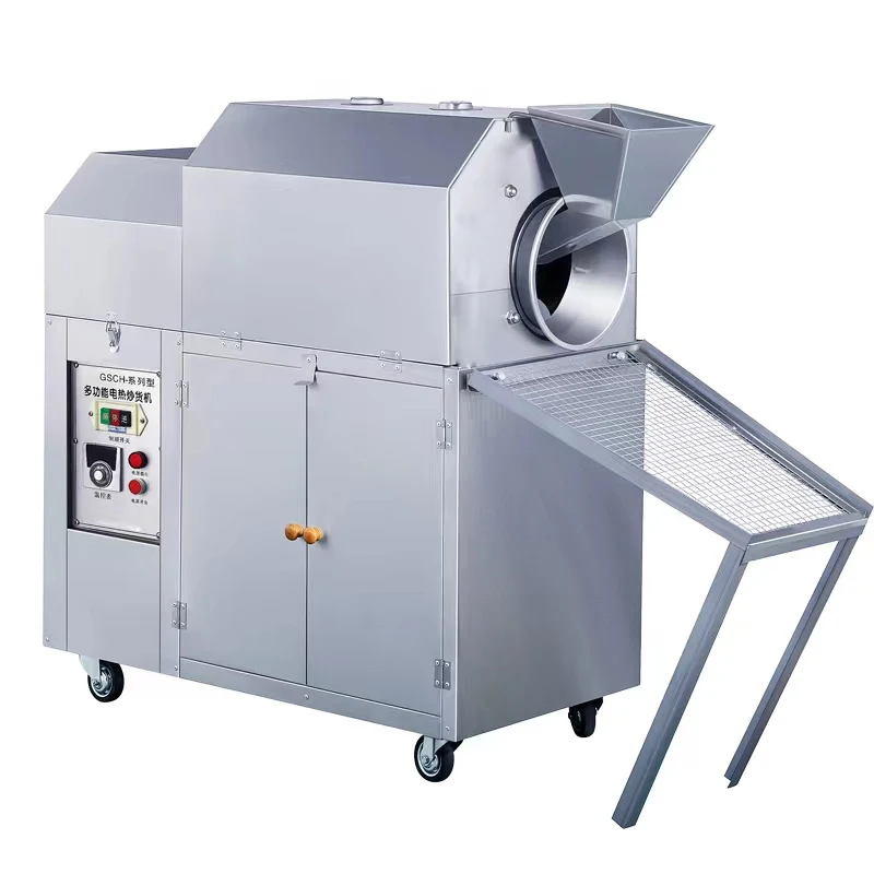 All-in-One Commercial Grade Nut & Peanut Roaster & Soybean Seed Machine with Automatic Stirring for Snack Production Customized