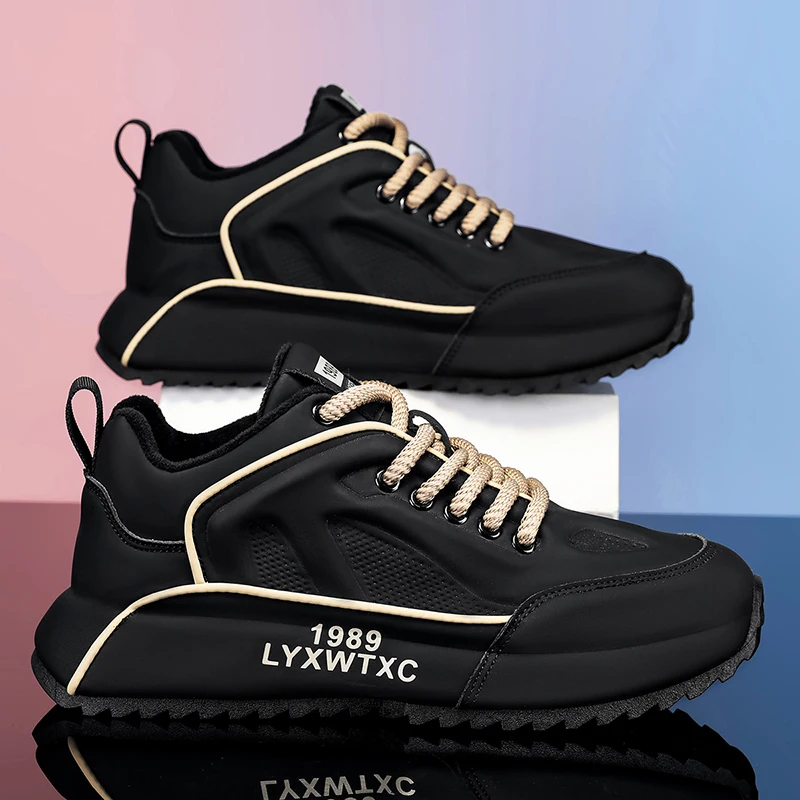 

High Quality Sneaker Men Comfortable Lightweight Anti Slip Abrasion Resistant Soft Thick Sole Outdoor Casual Sport Shoes