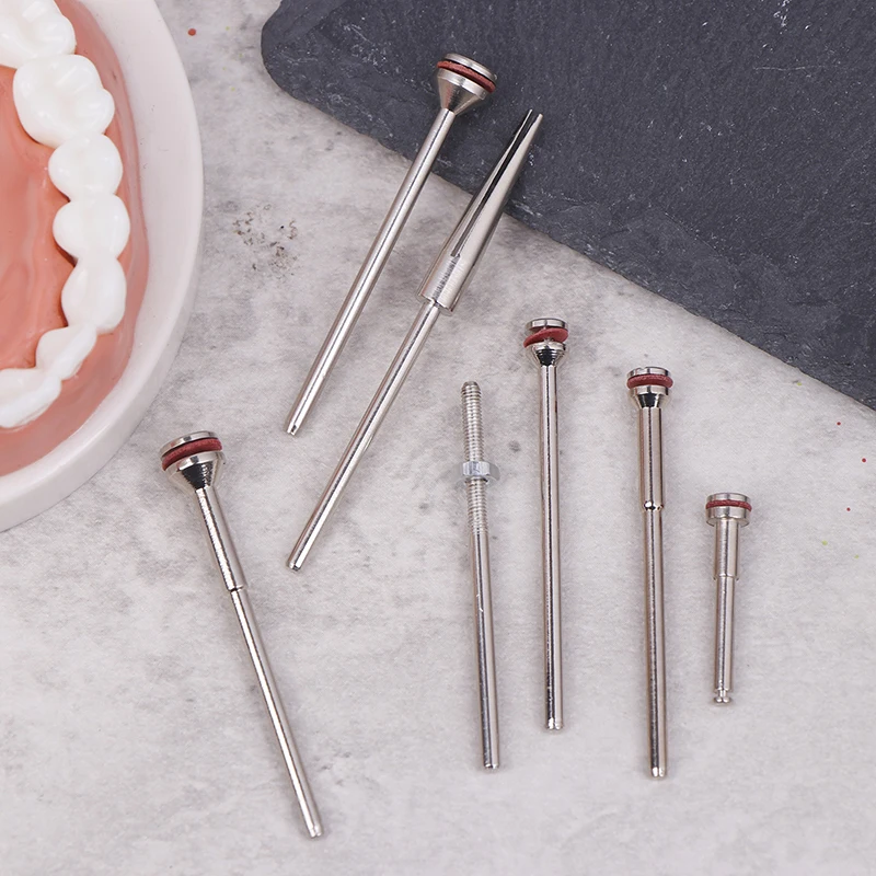 Dental Polisher Shank Mandrel Diamond Disc Machine Cutting Drill Different Models Holding Needle Burs Sand Clip Polishing Tools