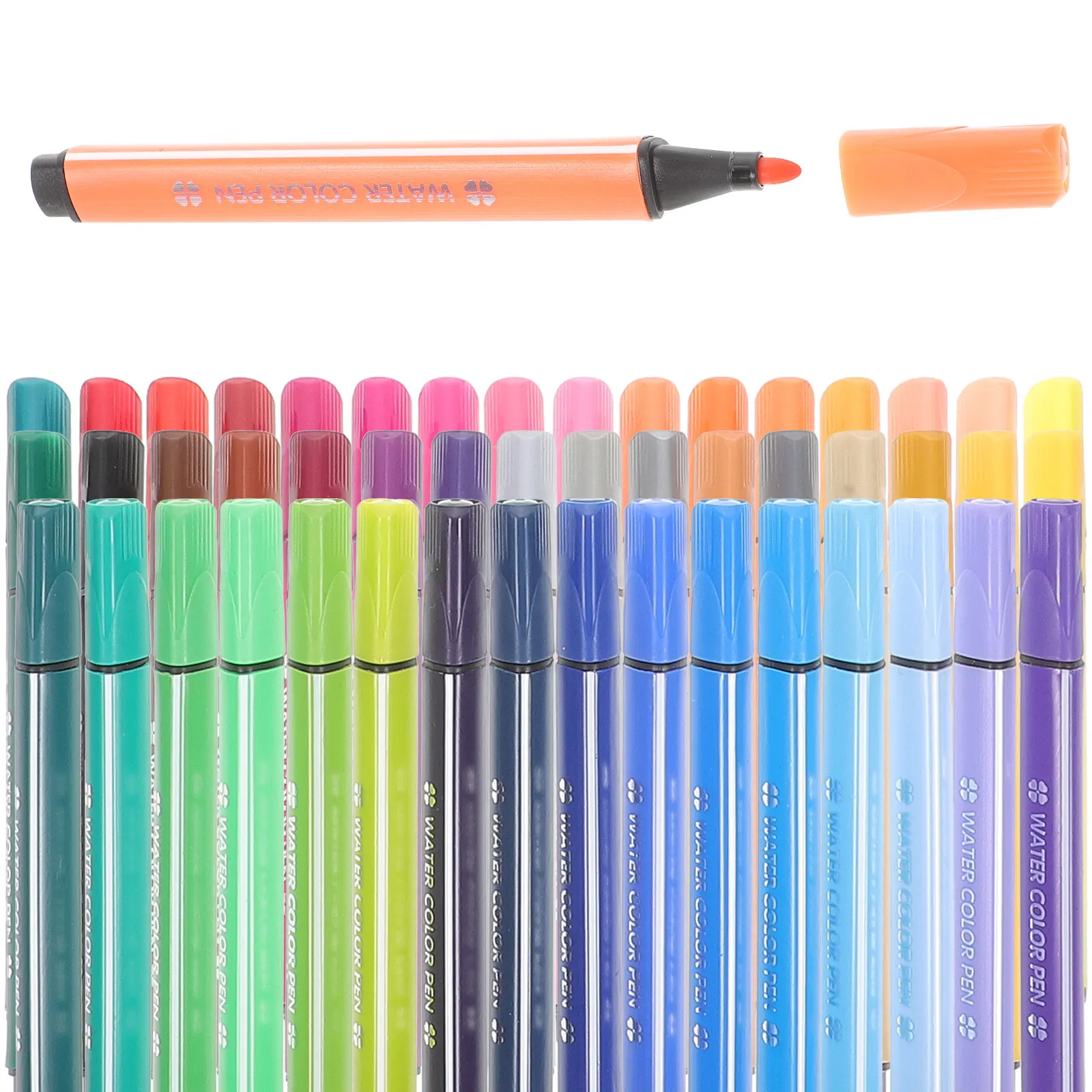 

Watercolor Pen Plastic Markers Thin Tips Professional Drawing Pens for Adult Coloring Student Drawing Pens Supplies