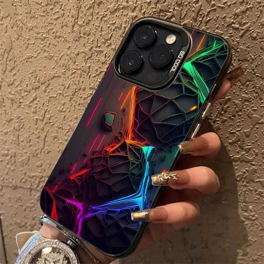 

Creative lines phone case for iPhone 16 Pro 15 Pro 14 13 12 11 XS 14 PRO MAX 16 plus 14Pro 12pro Soft Shell