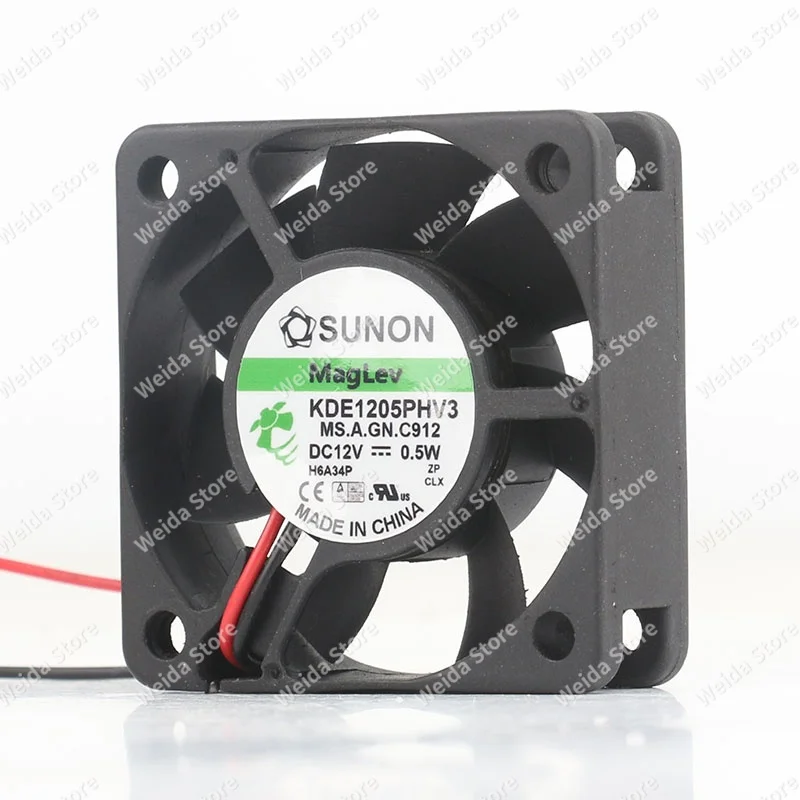 

Sunon 5V 24V 48V DC12V 0.5W AC maglev silent power supply chassis KDE1205PHV3 cooling fan 5015 50X50X15MM 5CM