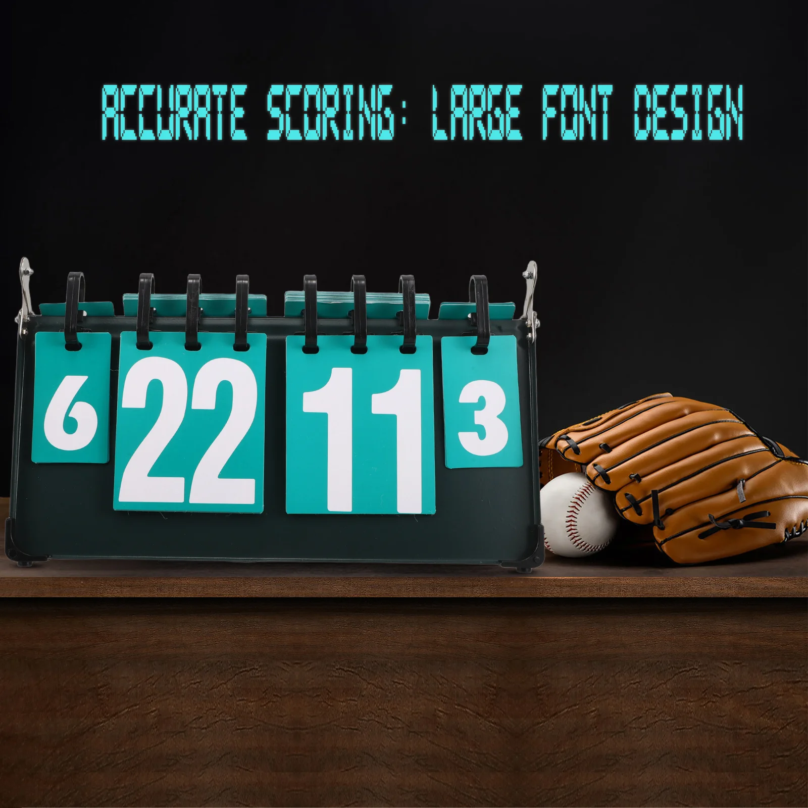 

Portable Steel Flip Scoreboard for Table Tennis Volleyball Tennis Indoor Outdoor Sports Compact Durable Large Font Accurate