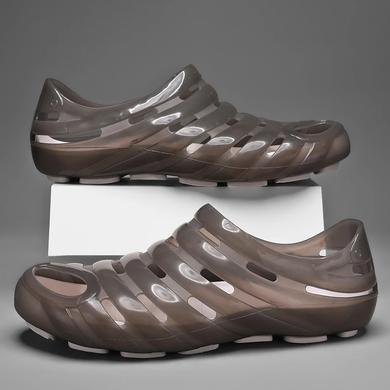 Beach Men Sandals Summer Outdoor Male Sandals Quick-Drying Water Shoes Soft Wading Men's Slippers Anti-slip Free Shipping 2023