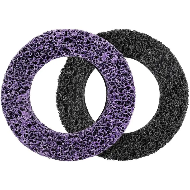 AEE8-2Pcs Coarse Cleaning Discs Diameter 150Mm CSD Disc Nylon Fabric Disc For Processing, Metal, Wheel Hub Cleaner