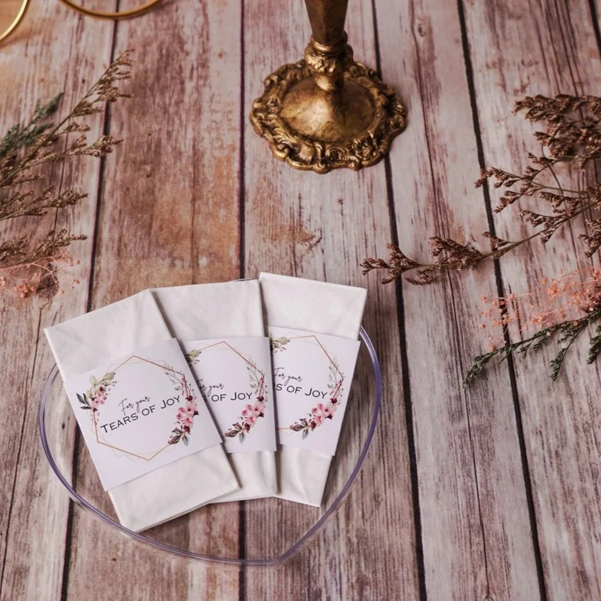 

Рукава из папиросной бумаги Tears of Joy, украшение для свадебной сумки, сувениры для церемонии Happy Tears, носовой платок с цветочным принтом, церковная ткань