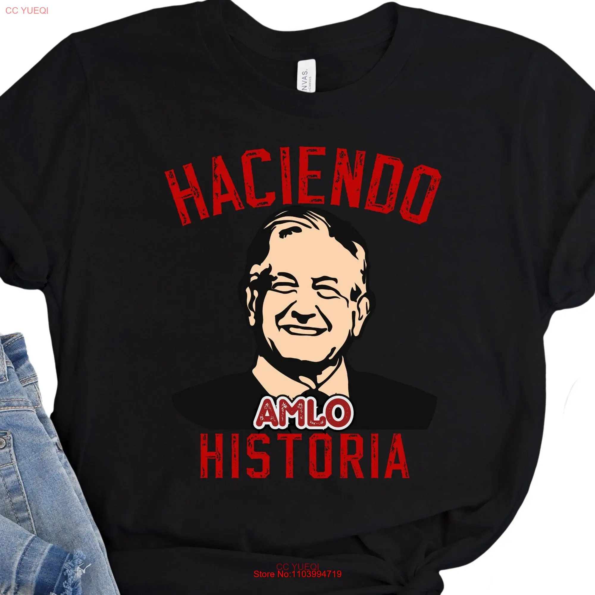 Lopez Obrador shirt AMLO t making History President AMLOVER gift long or short sleeves