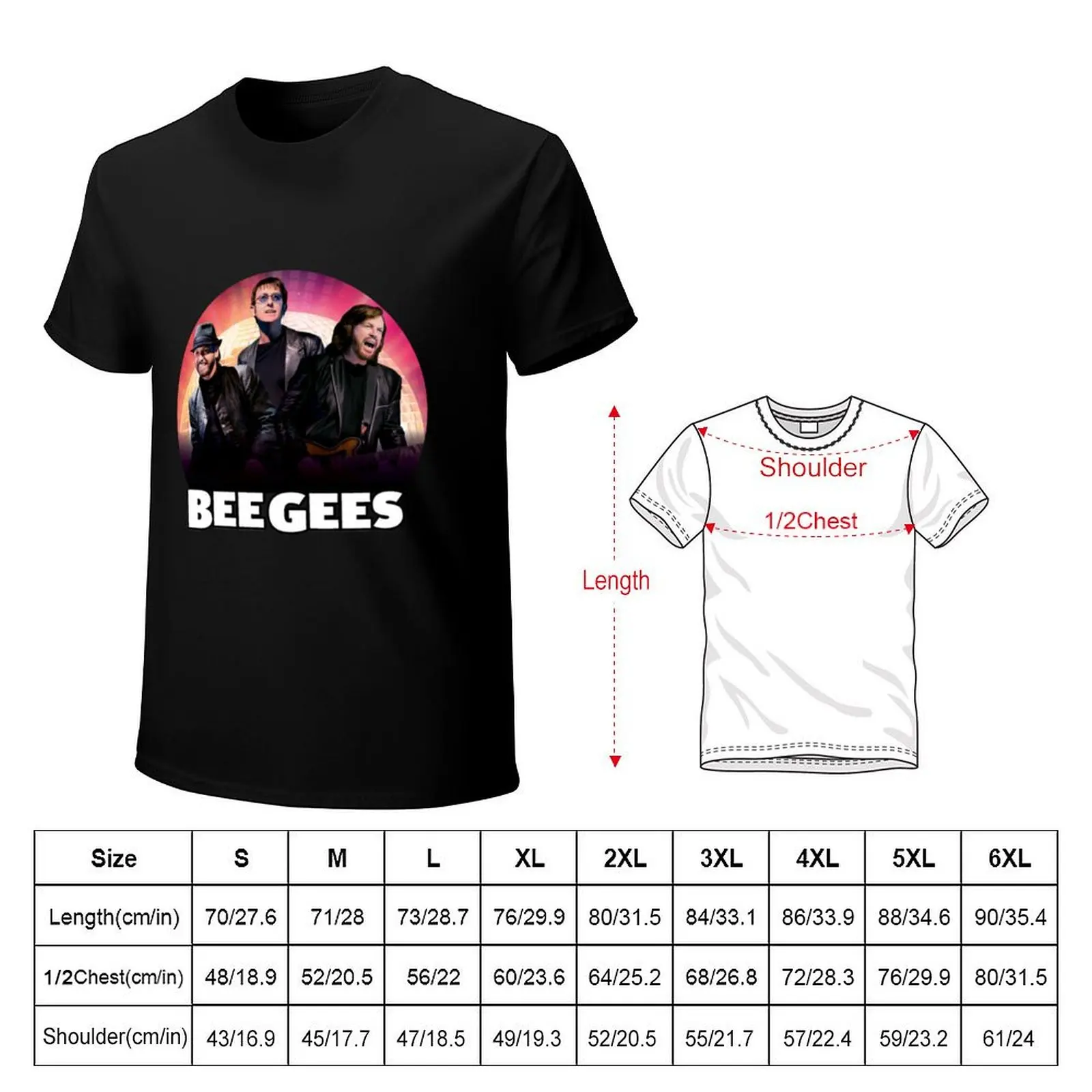 The Most Popular Bee Gees Band In Caseof A Zombie Apocalypse T-Shirt Plus Size Lightweight Tee Shirt