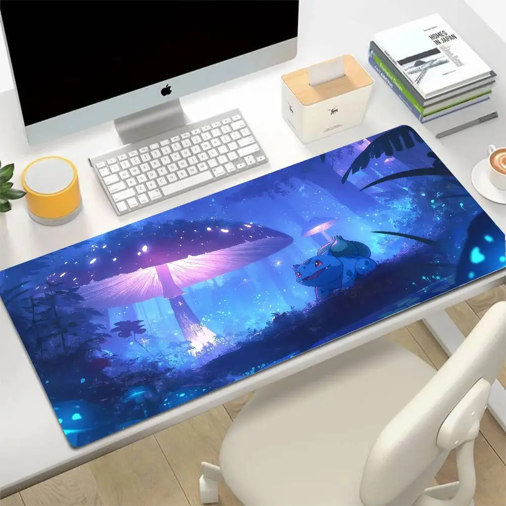 Pokemon Pikachu Gengar XXL Gaming Mouse Pad Rubber Keyboard Mat 2MM Stitched Edge