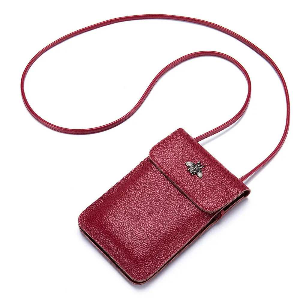 Women's Leather Clutch Bag Touch Screen Phone Bag Crossbody Bag Shoulder Bag Large Capacity Wallet Fashion Women's Handbag Gift