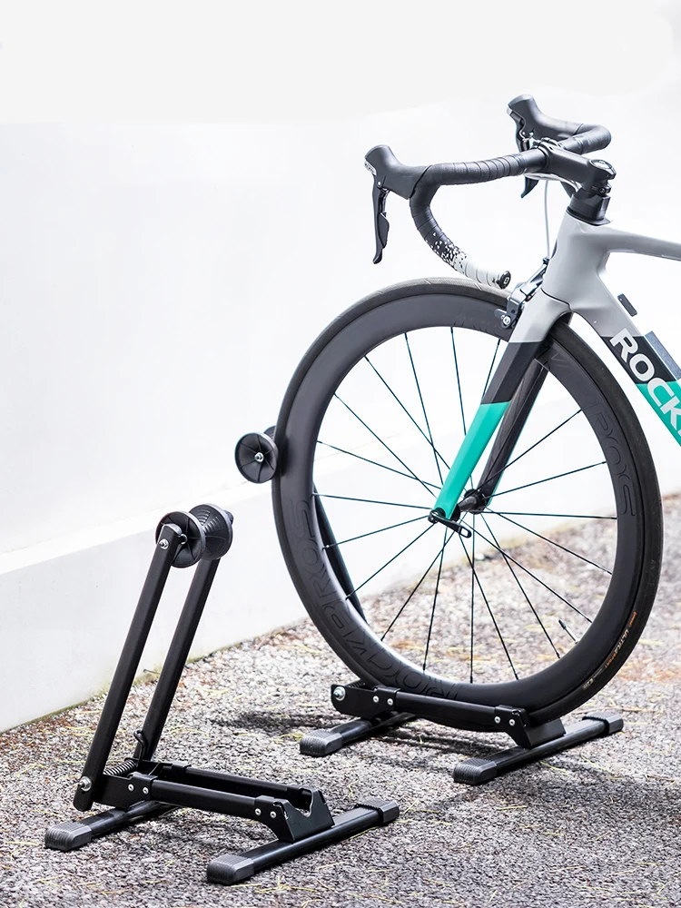 AliExpress ROCKBROS Bike Parking Stand Indoor Floor Stable Support Bicycle Parking Stand Road MTB Bike Support Holder Rack Bike Accessories