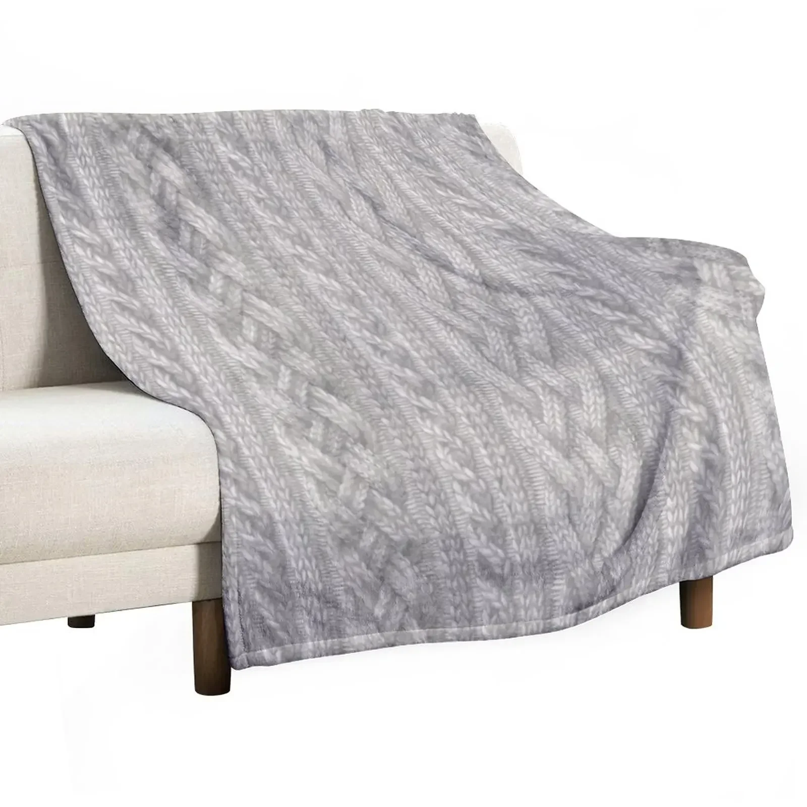 

Cable Knit Throw Blanket Thin Thermals For Travel Furrys Blankets