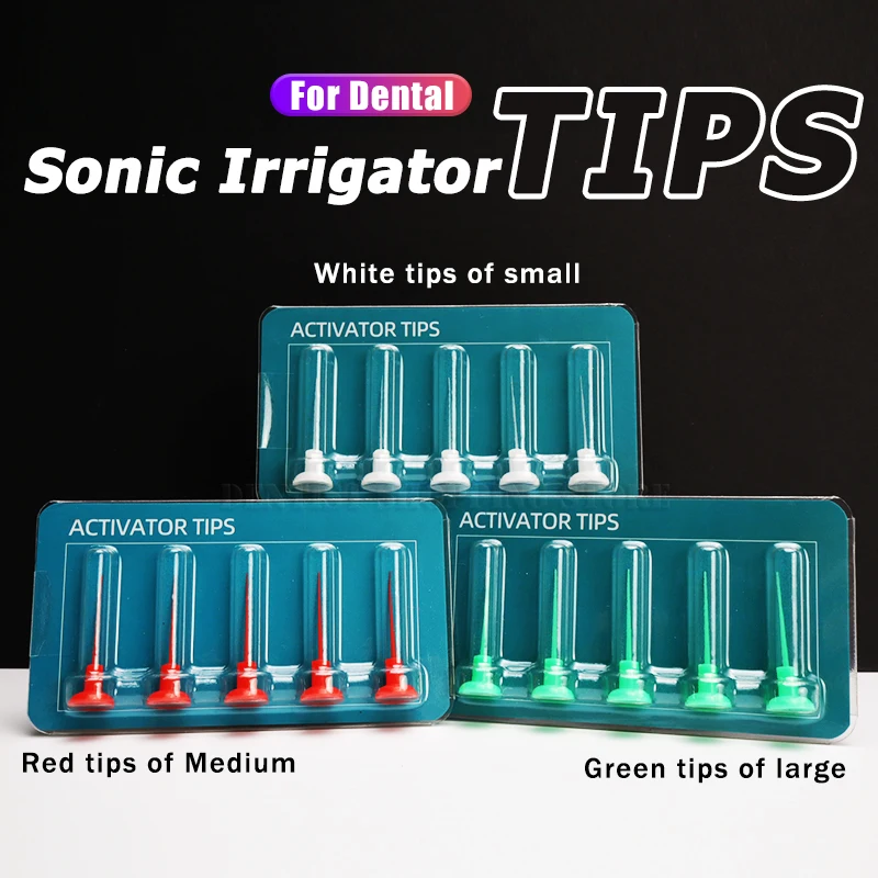 

10pcs Dental Sonic Irrigator Tips Endo Activator Nozzle for Root Canal Instrument Endodontic Polymer Materials Teeth Cleaning