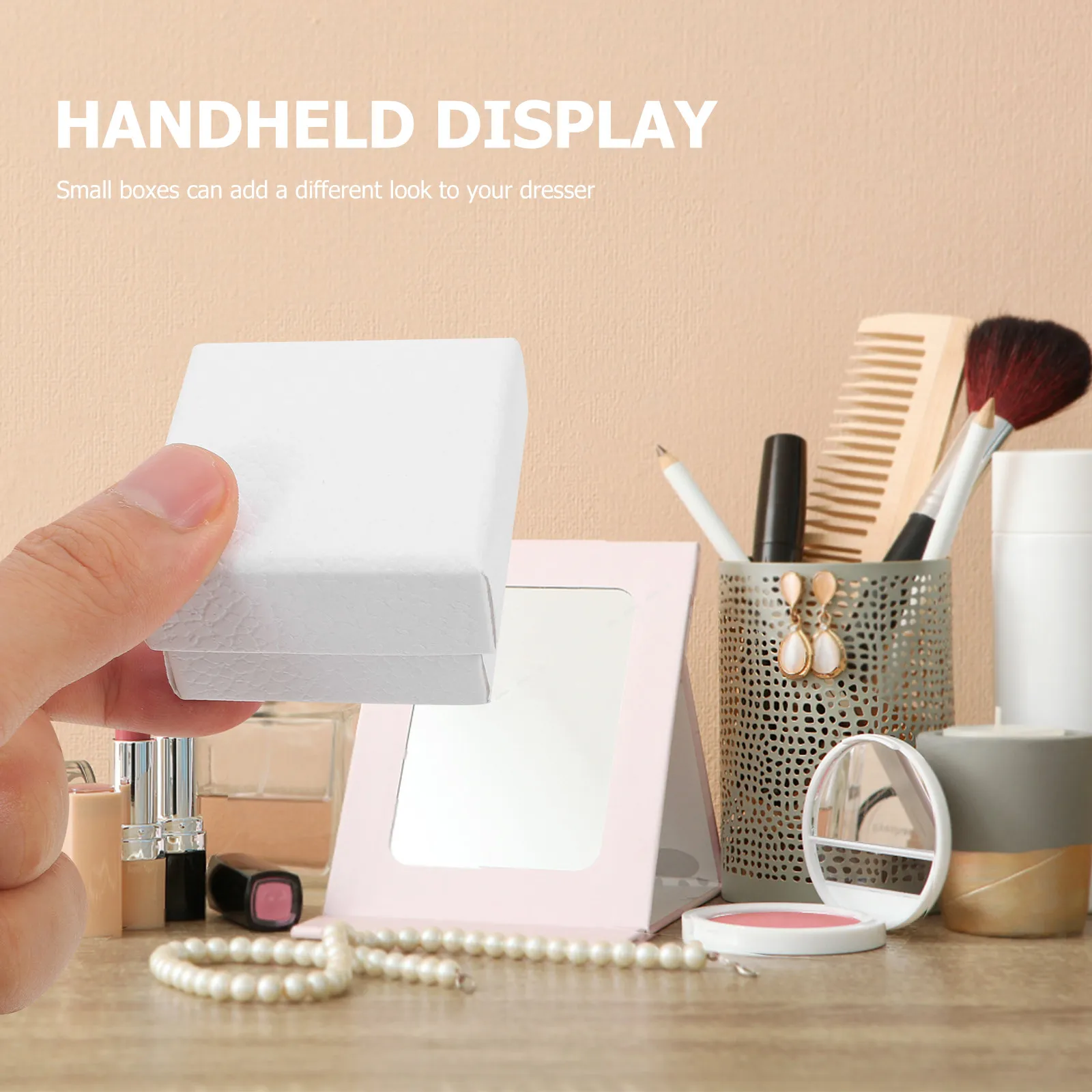 

10Pcs Jewelry Boxes Small Necklace Earring Gift Packaging Box Portable Storage Case Display Organizer Bulk Jewelry Gift Boxes
