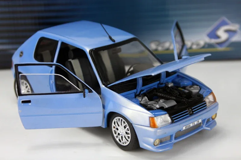 Diecast 1/18 Scale Car Model Suit For 205 GTI Sports Diecast Alloy Metal Toy Car For Collection