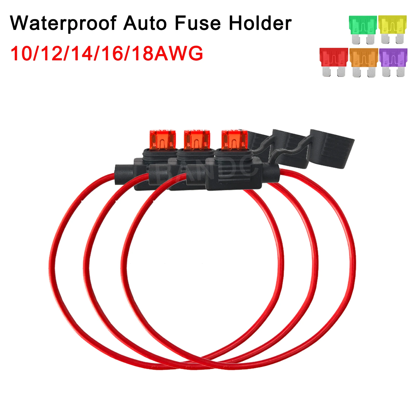 3 Pcs Inline Fuse H…