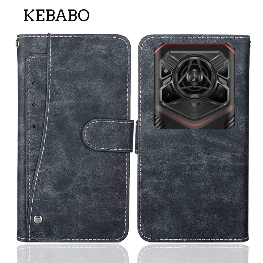 Leather Wallet Doogee Blade 20 Pro Case 6.6" Fashion Luxury Protective Customize Cover Phone Vintage Book Style