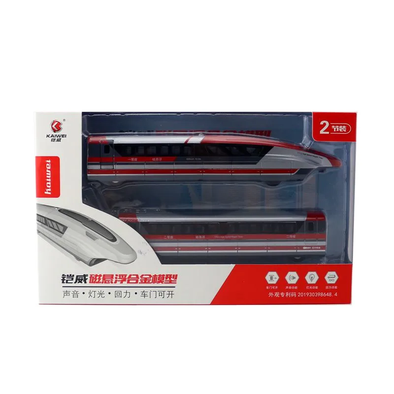 Modèle de train à grande vitesse en alliage, jouet de train Maglev, cadeau d'emballage d'origine, vente en gros, 1: 87