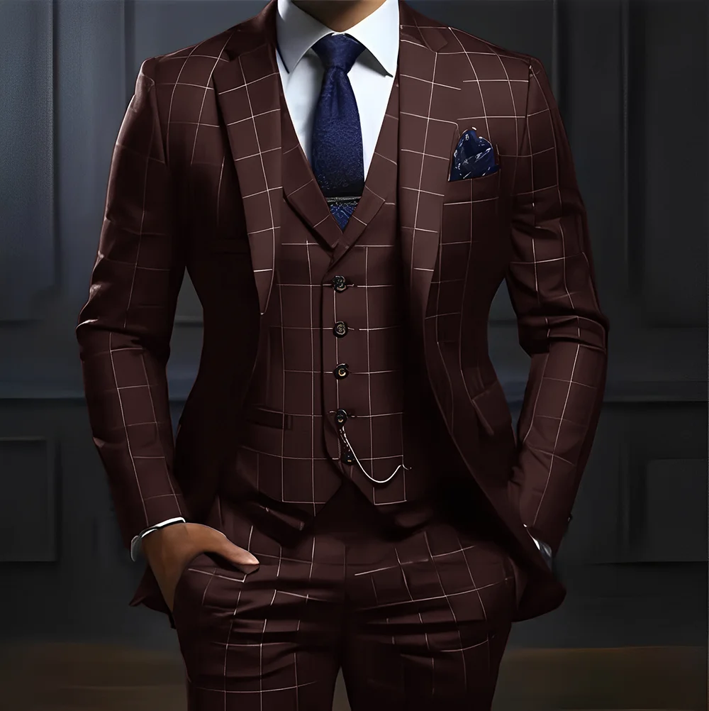 Рисунок 4 - Клетчатый мужской костюм