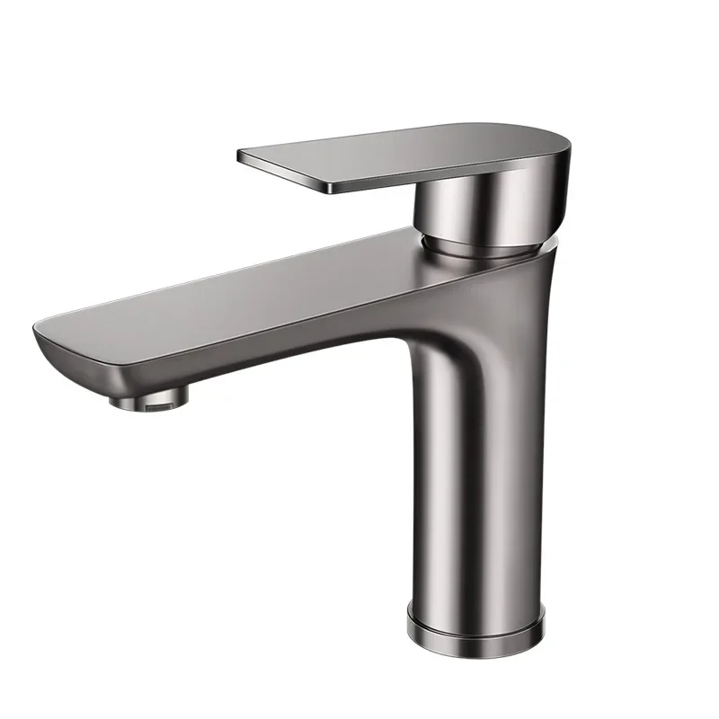 

Stainless Steel Bathroom Washbasin Faucet Hot and Cold Faucet Household Basin Faucet Bathroom Accessories