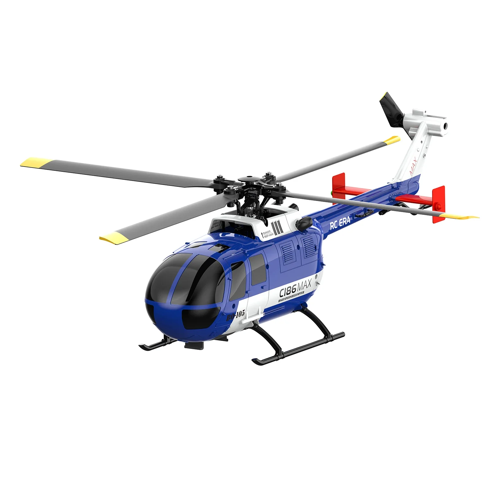 RC ERA C186 MAX BO105 Scaled 4CH Remote Control Helicopter Model Optical Flow Positioning Gyro Stabilized Aircraft for Adult