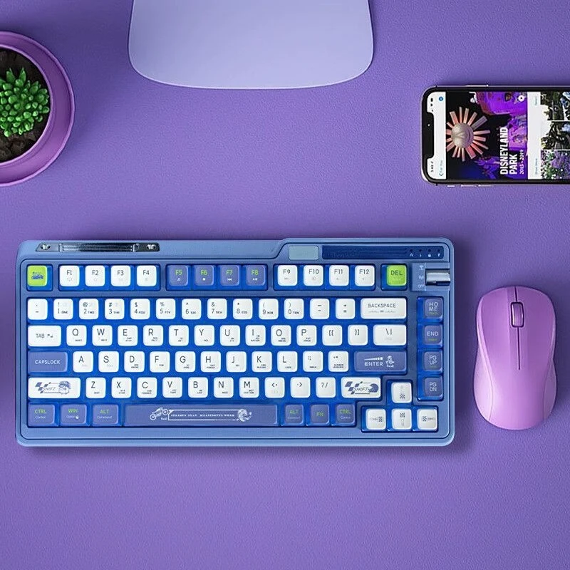 K75 colorful version, high-value customized mechanical keyboard, wireless three-mode