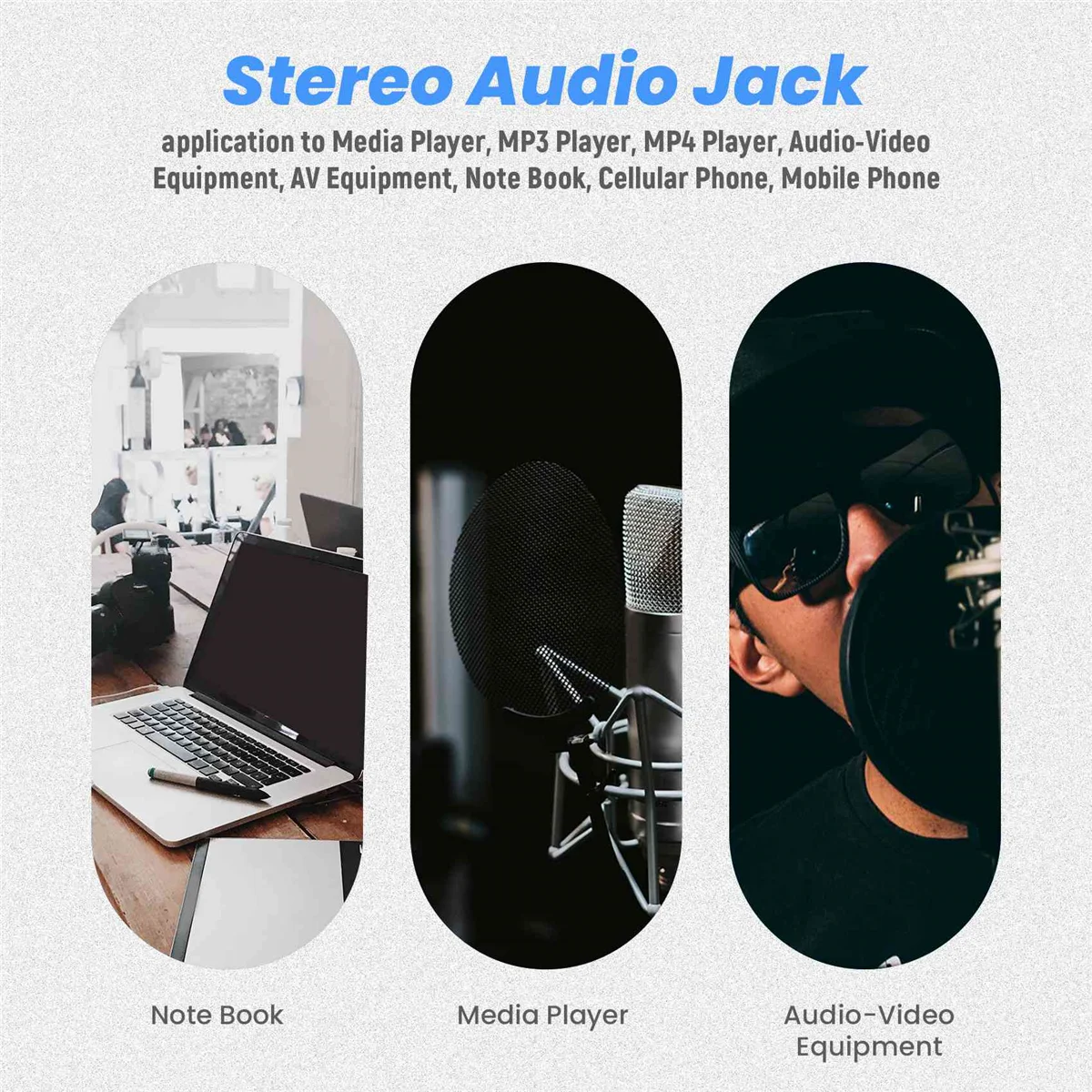 A88M 1/4" 6.5mm Stereo Audio PCB Panel Mount Headphone Jack Socket 6 Pin