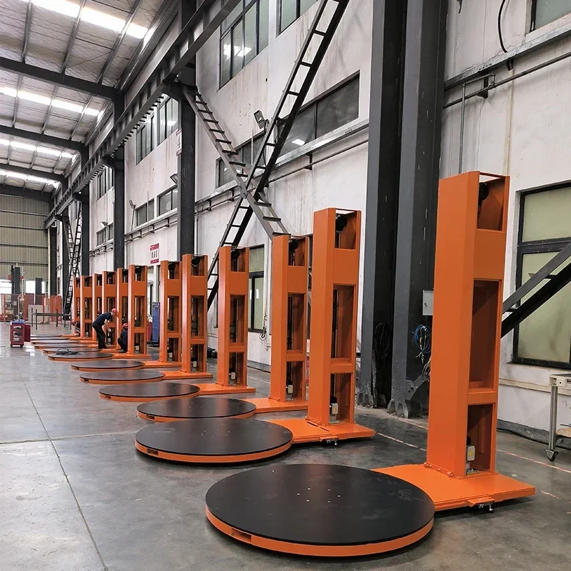 2024 Excellent Quality Smart Automatic Packaging Stretch Film Protective Skid Pallet Wrapping Machine