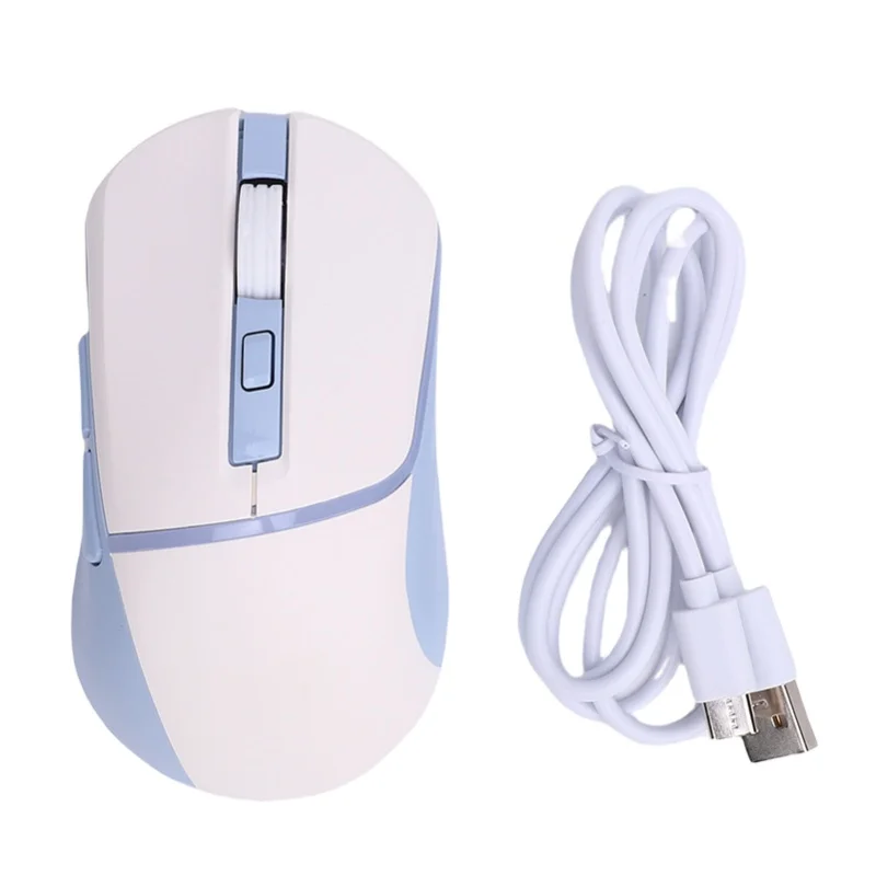 

Беспроводная игровая мышь M96, 3 режима работы (проводной, 2.4G, BT5.3), оптическая мышь с 6 программируемыми кнопками, 7200 DPI, USB-приемник для ПК и ноутбуков