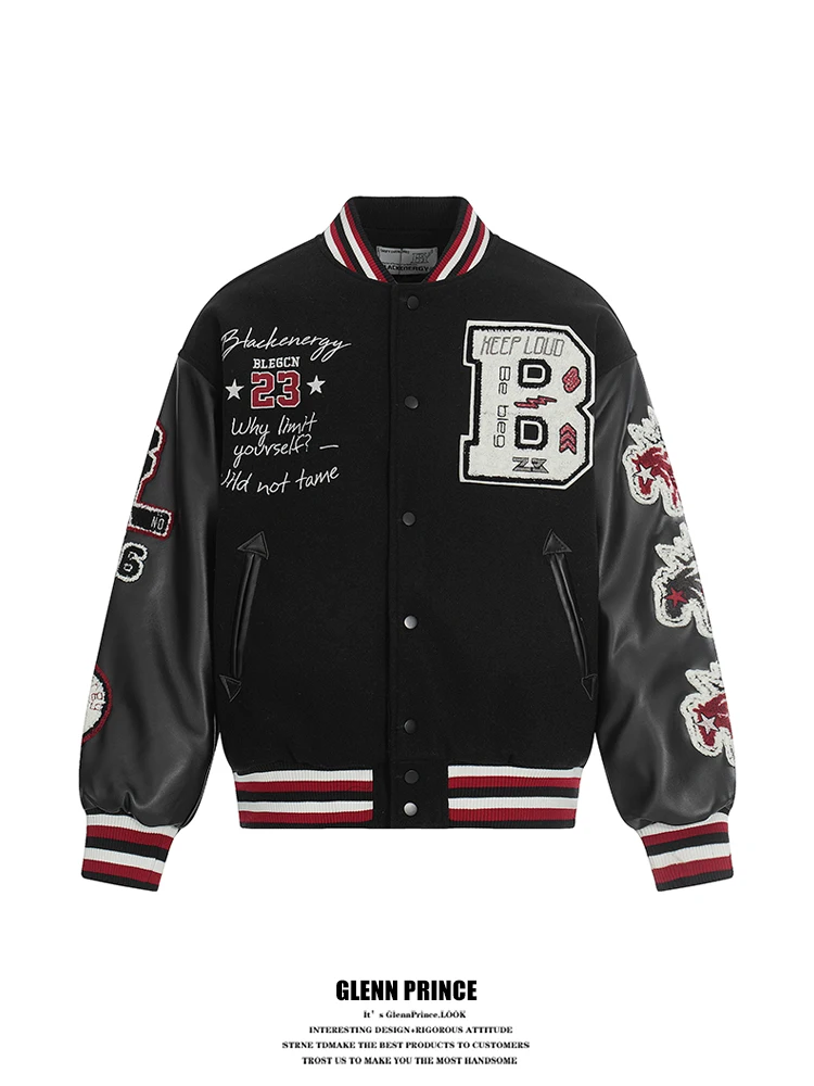 

GPstudio Американская хип-хоп куртка-бомбер из плотного хлопка для мужчин, зимняя, для гонок, модная, для пар, брендовая