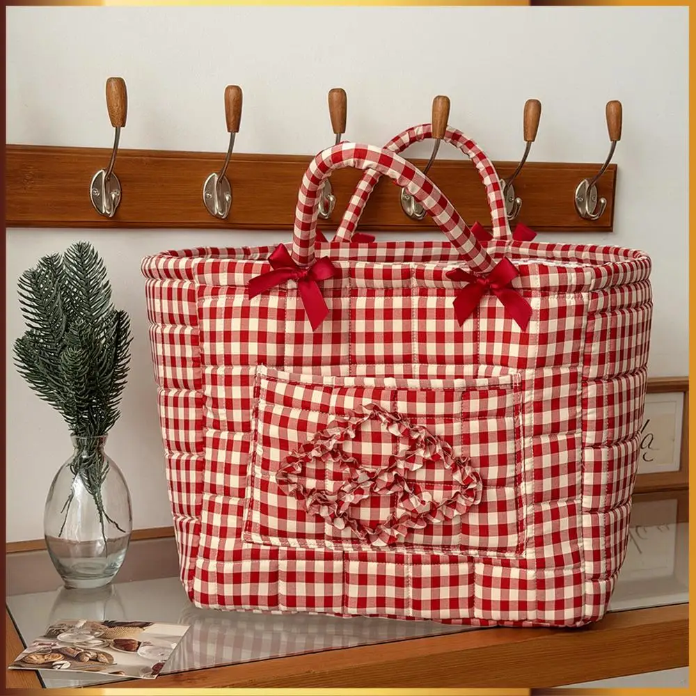 

Fabric Storage Baskets with Handles Boho Tote Organizer Large Capacity Collapsible Laundry Hamper for Daily Travel Work