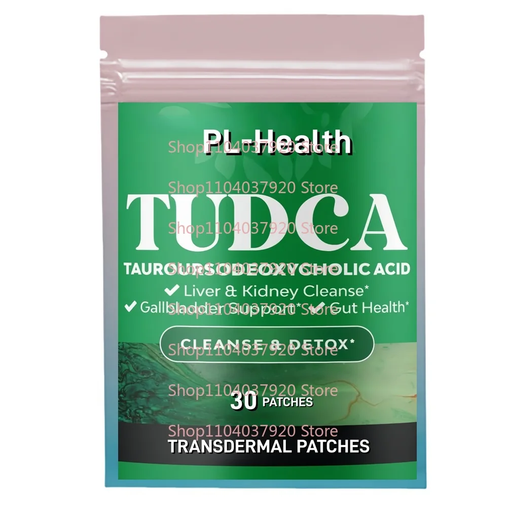 

30 Patches TUDCA(Tauroursodeoxycholic Acid) Transdermal Patches for Gallbladder Kidney and Liver Support