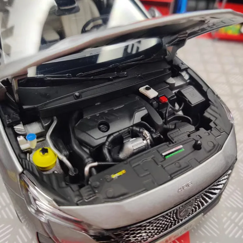 1:18 Peugeot 408 Coupe Alloy Car Model Diecast Metal Toy Vehicles Car Model High Simulation Collection Childrens Gift Decoration