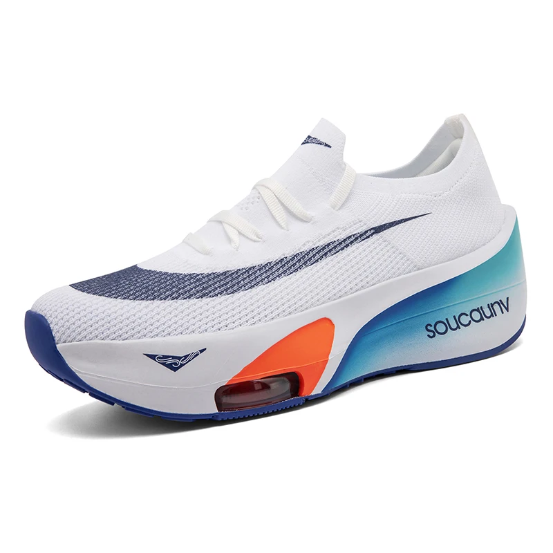 

Running Shoes for Men, Racing Air-Cushioned Carbon Plate Running Shoes, Shock-Absorbing Women's Single Mesh Shoes, Four-Season Couple's Sports Casual Shoes