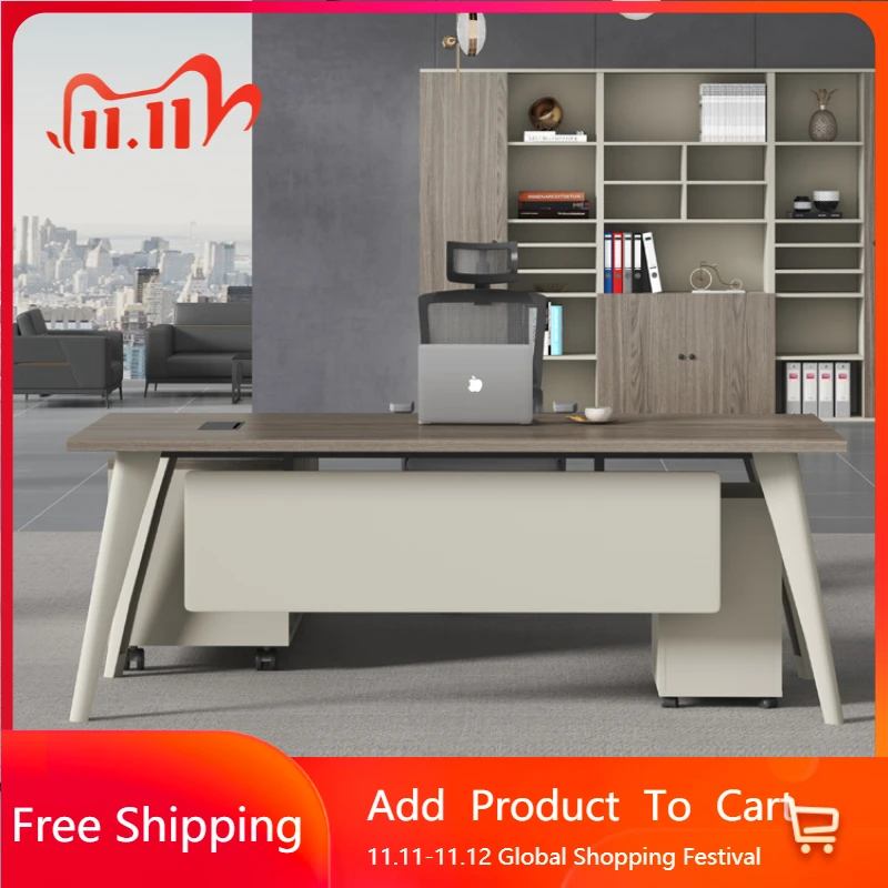 

Дизайнерский кабинет Компьютерный стол Игровой ящик Дешевые офисные столы для хранения Деревянный компьютер Mesa De Trabajo Мебель для отелей