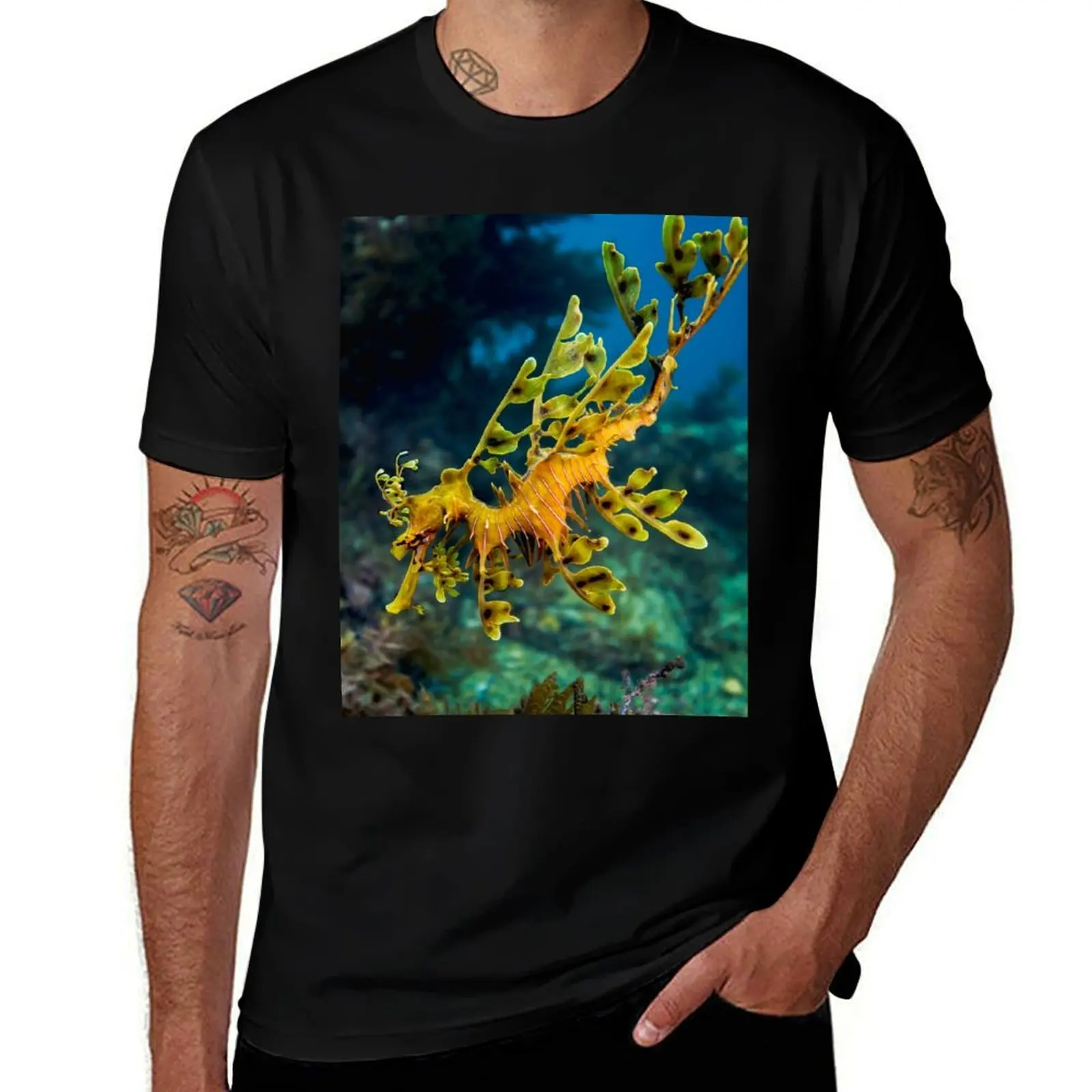 

Leafy Dragon T-Shirt t shirt men 100% cotton luxury brand t shirts for man pack cotton t shirt man luxury T-shirt