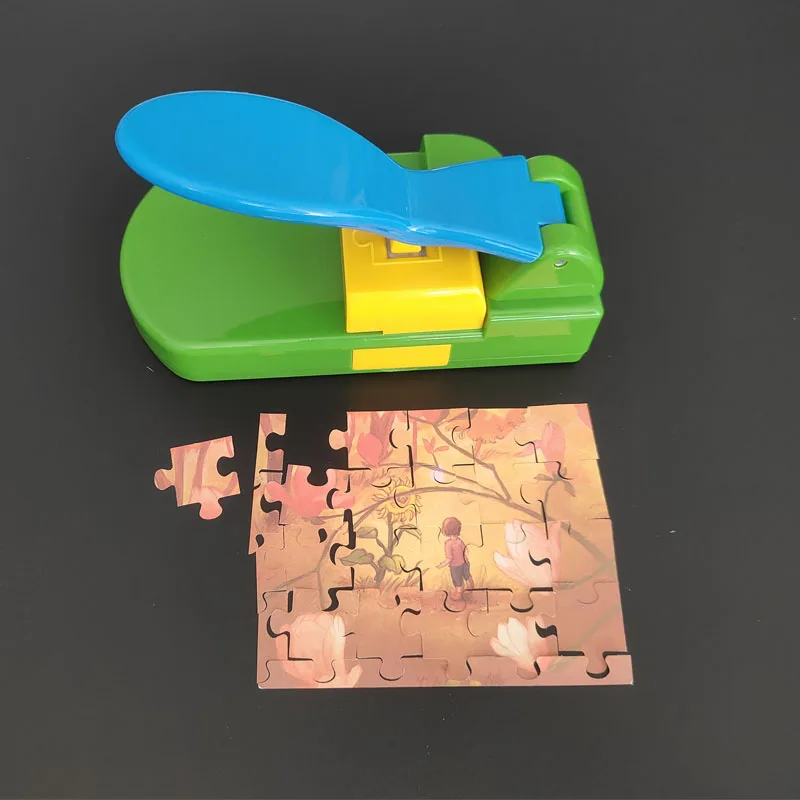 Puzzle Hole Punch DIY Jigsaw Maker Create Unique Puzzles Making Machine Picture Photo Cutter For Fun Cutting Tool