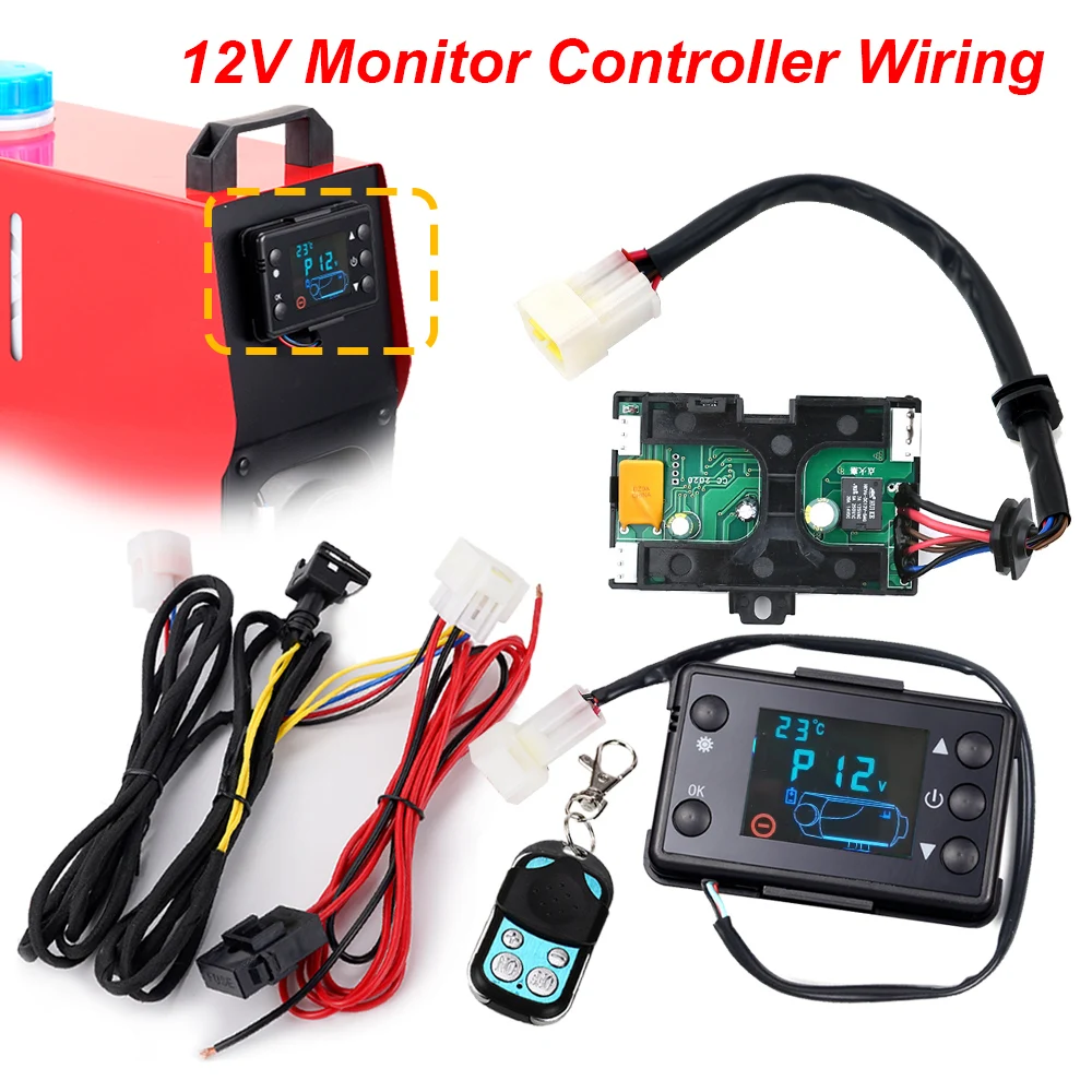 12V Air Diesel Heater LCD Display Switch Control Controller Board Motherboard Mainboard Remote For Eberspacher Webasto Diesels