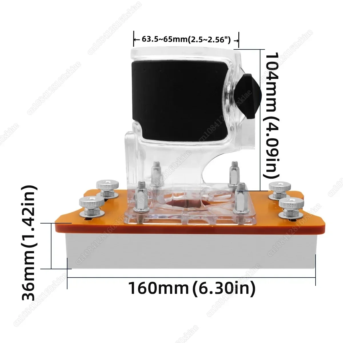 Trimming Machine 2 In 1 Slotted Bracket Invisible Fasteners Wardrobe Cupboard Panel Punch Locator with Scale for 65mm