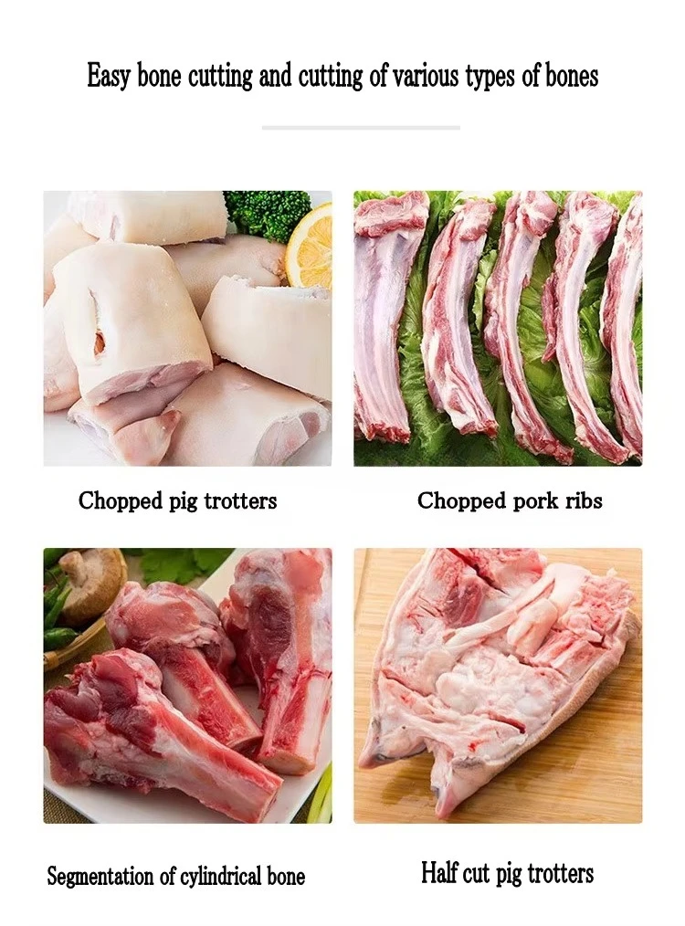 مناشير العظام التجارية لمعالجة اللحوم لقطع الأضلاع وأقدام الخنازير بشكل فعال