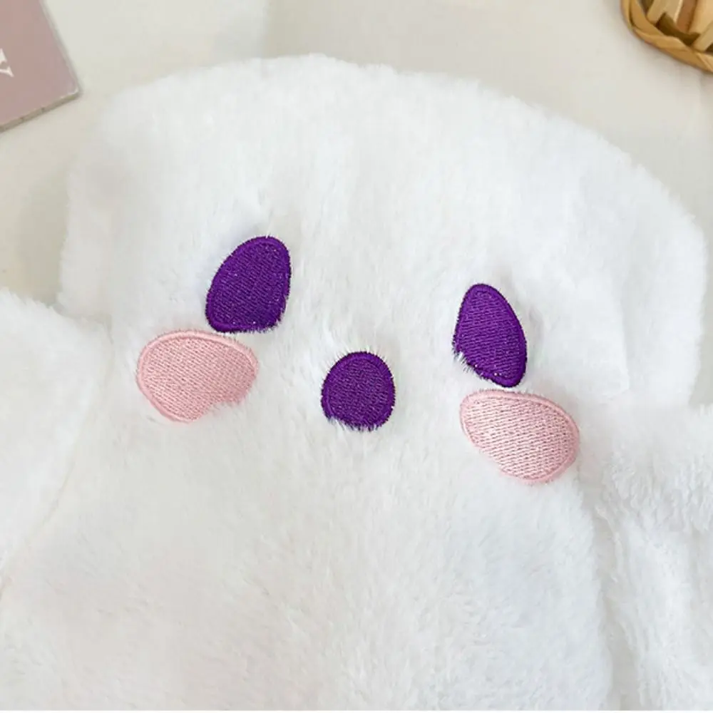 Sac à dos fantôme de dessin animé mignon, sacoche d'école, sac en peluche pour filles, sac à bandoulière de grande capacité pour femmes